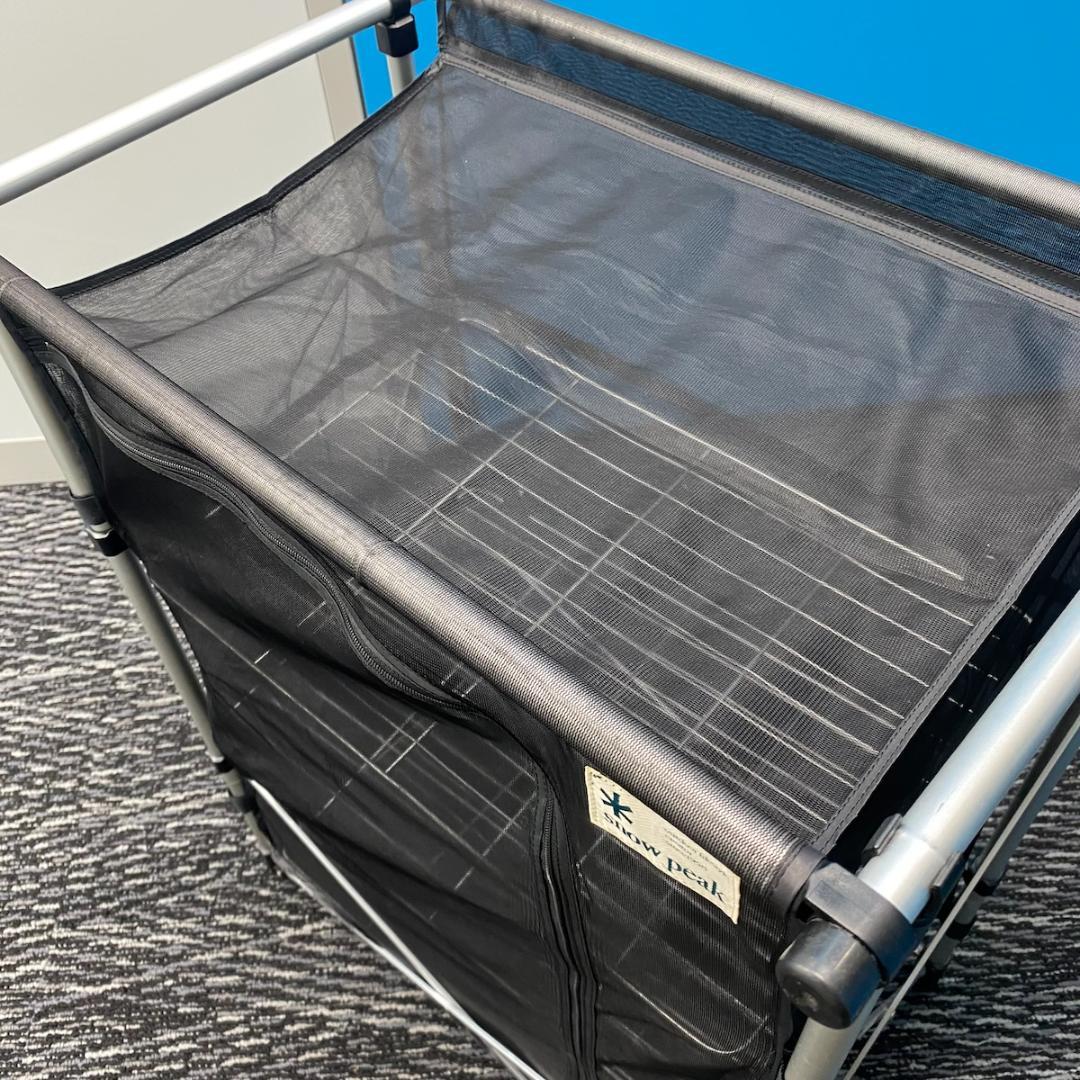 廃盤品 スノーピークメッシュラックスタンド ネットラックスタンド