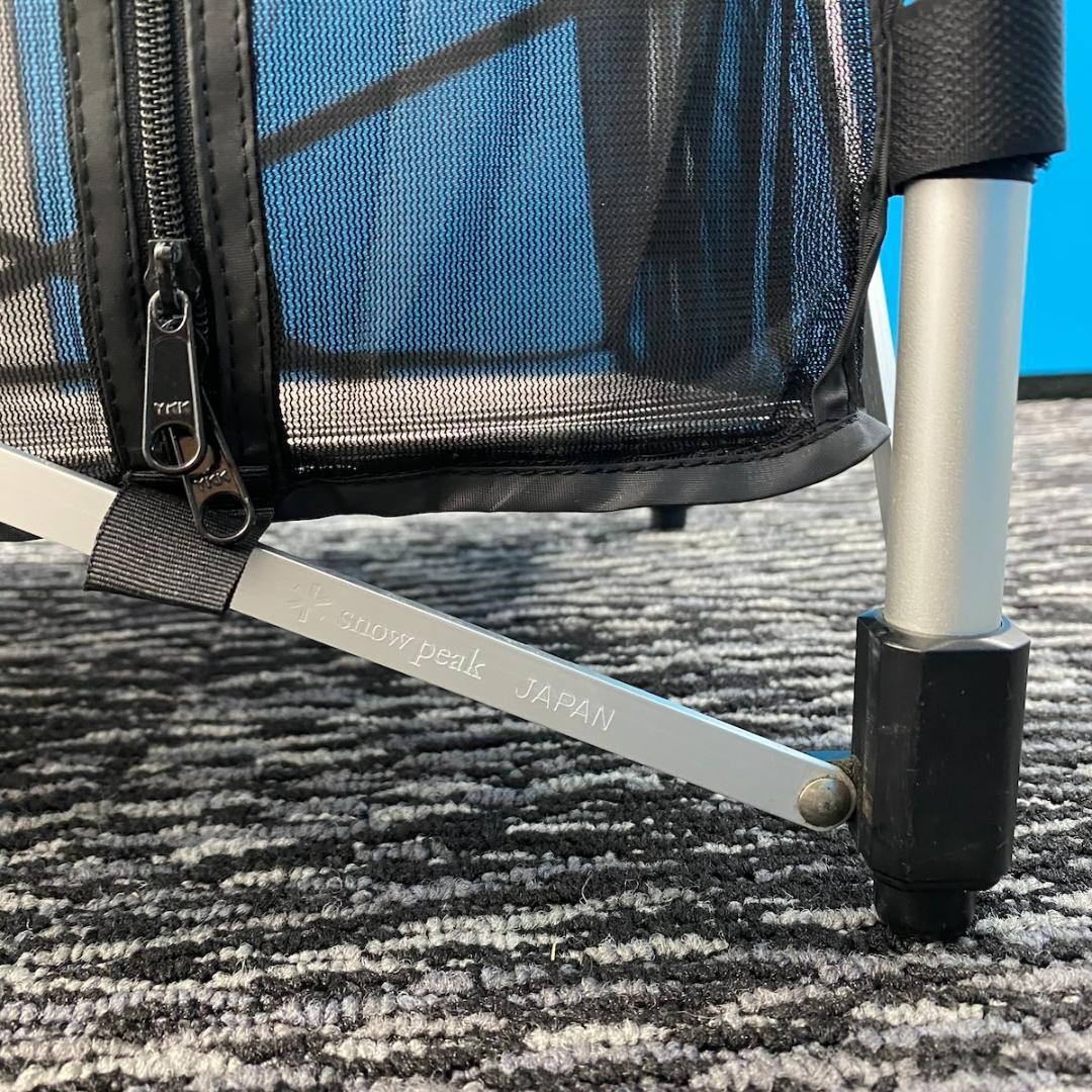 廃盤品 スノーピークメッシュラックスタンド ネットラックスタンド