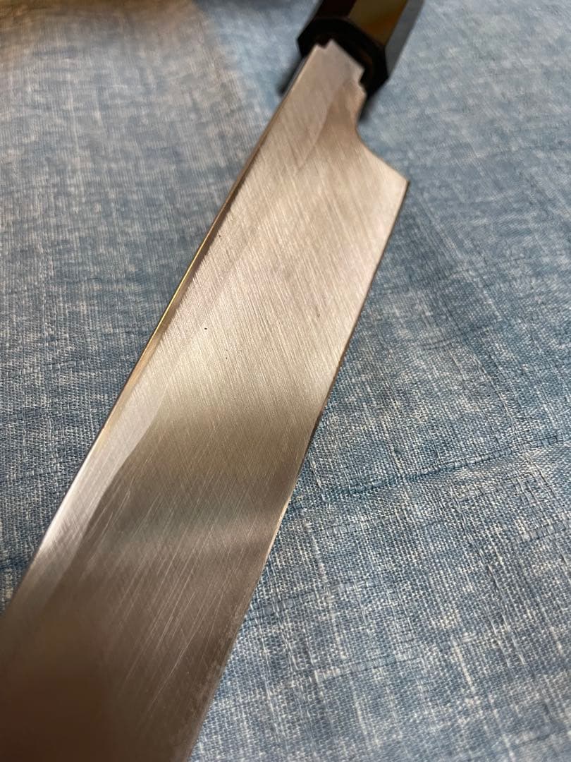 木屋別作　白鋼　八角　柳刃包丁　23センチ