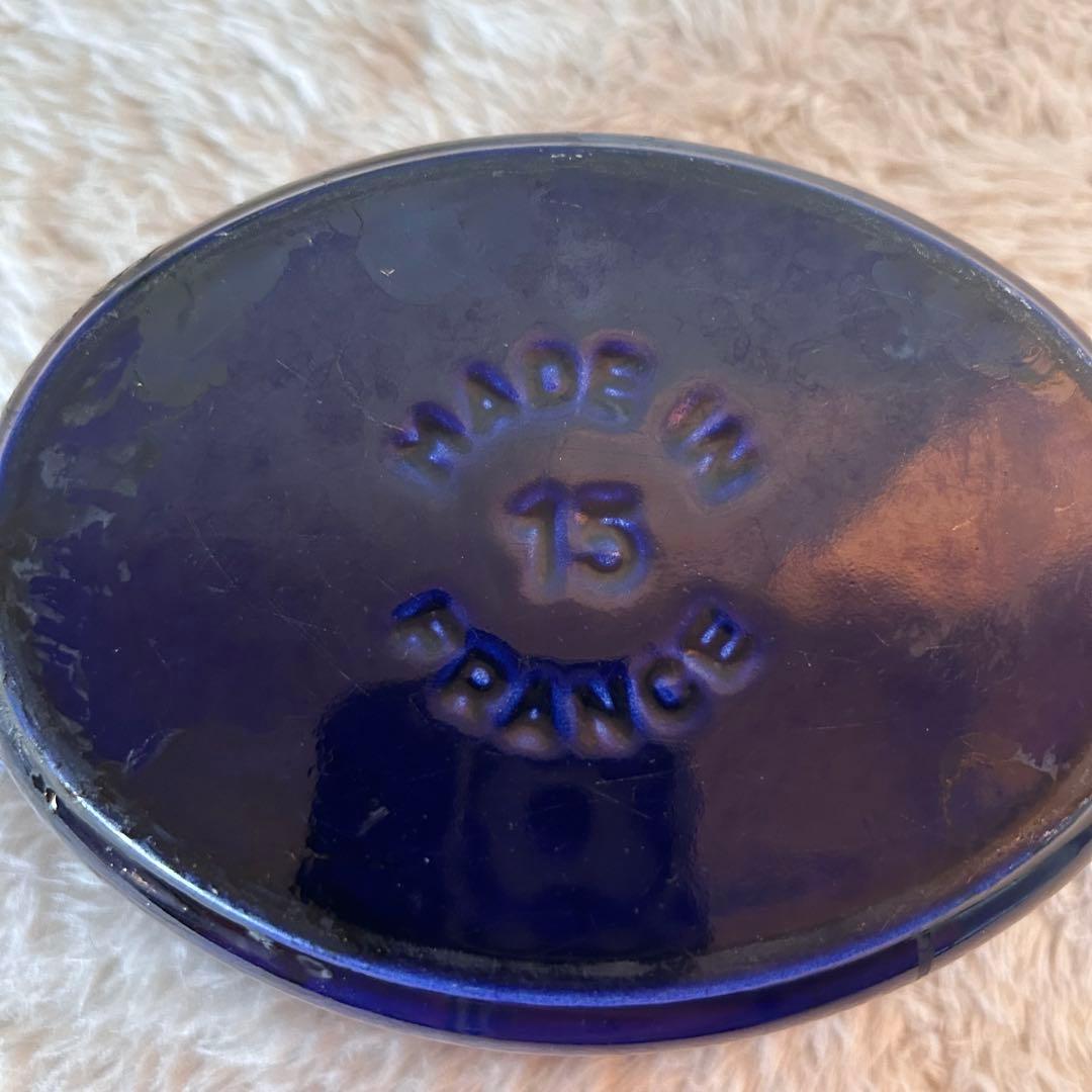 人気色　ストウブ ピコ・ココット オーバル 15cm グランブルー ホーロー 鍋