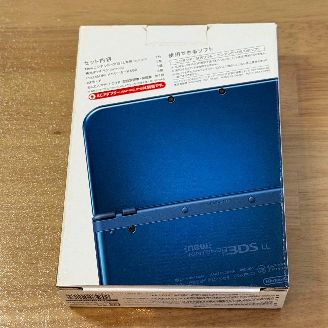 7-184 Newニンテンドー3DS LL メタリックブルー 箱付き