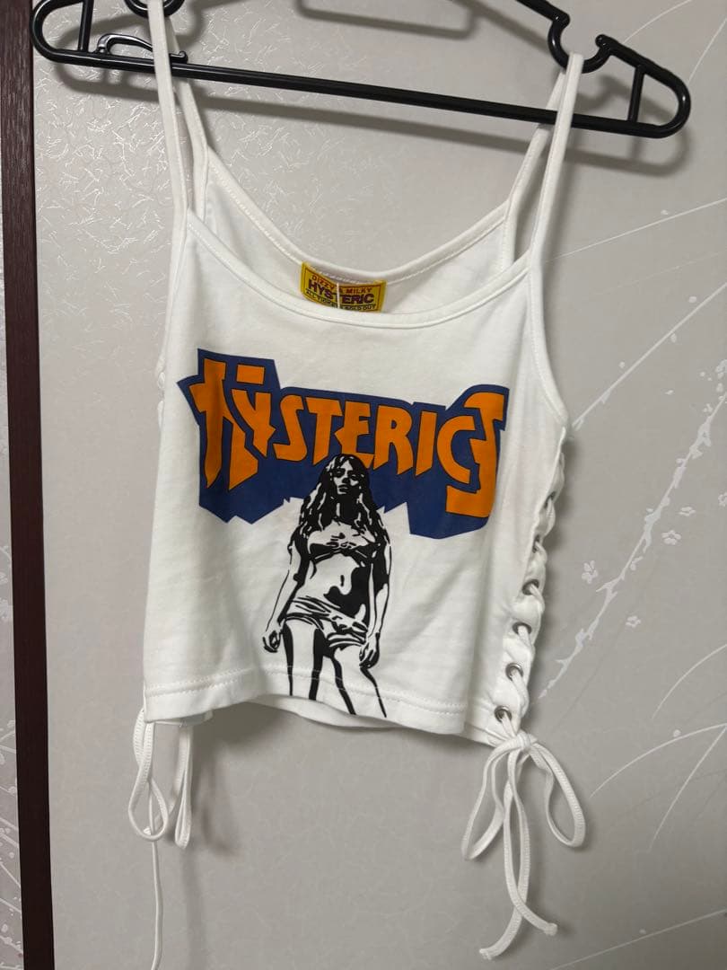 HYSTERICGLAMOUR 編み上げショート丈キャミソール