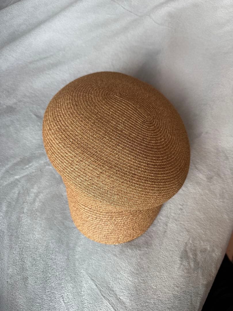 【CA4LA】アシンメトリーキャスケット/ベージュ