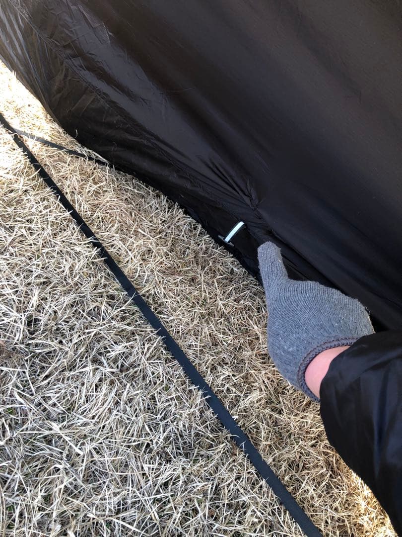 ポモリー　デューンソロ　テント　インナーブラック