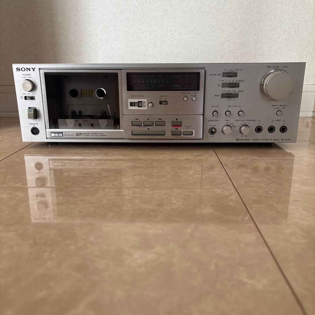 ラジオ・コンポ SONY 3HEAD TC-K75