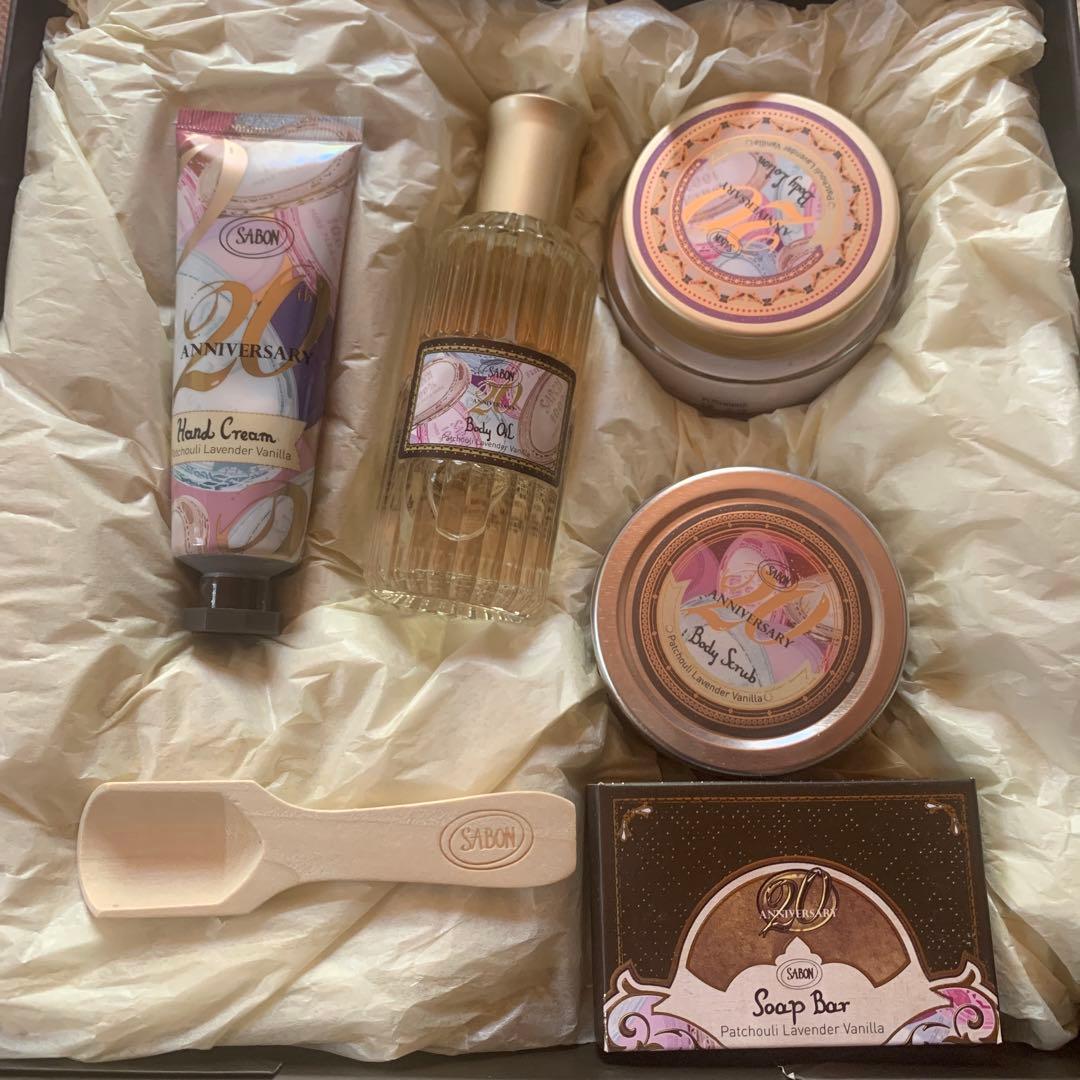 【新品未使用】サボンSABON 20周年ボックス　記念　スクラブ　オイル　石鹸