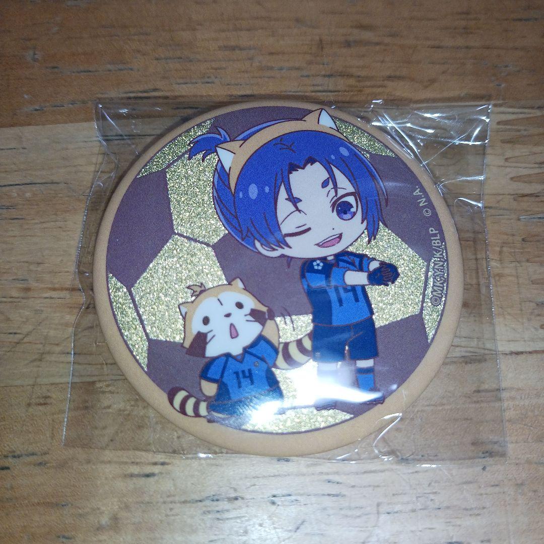 ブルーロック × RASCAL 全16種 グリッター缶バッジ ラスカル ver.