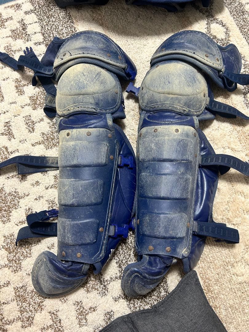 JSBB キャッチャー用防具一式 ネイビー