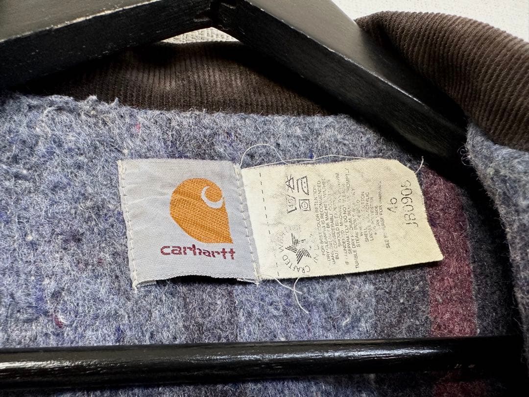 超超スペシャル 80s カーハート トラッカージャケット 46 ブラック 黒