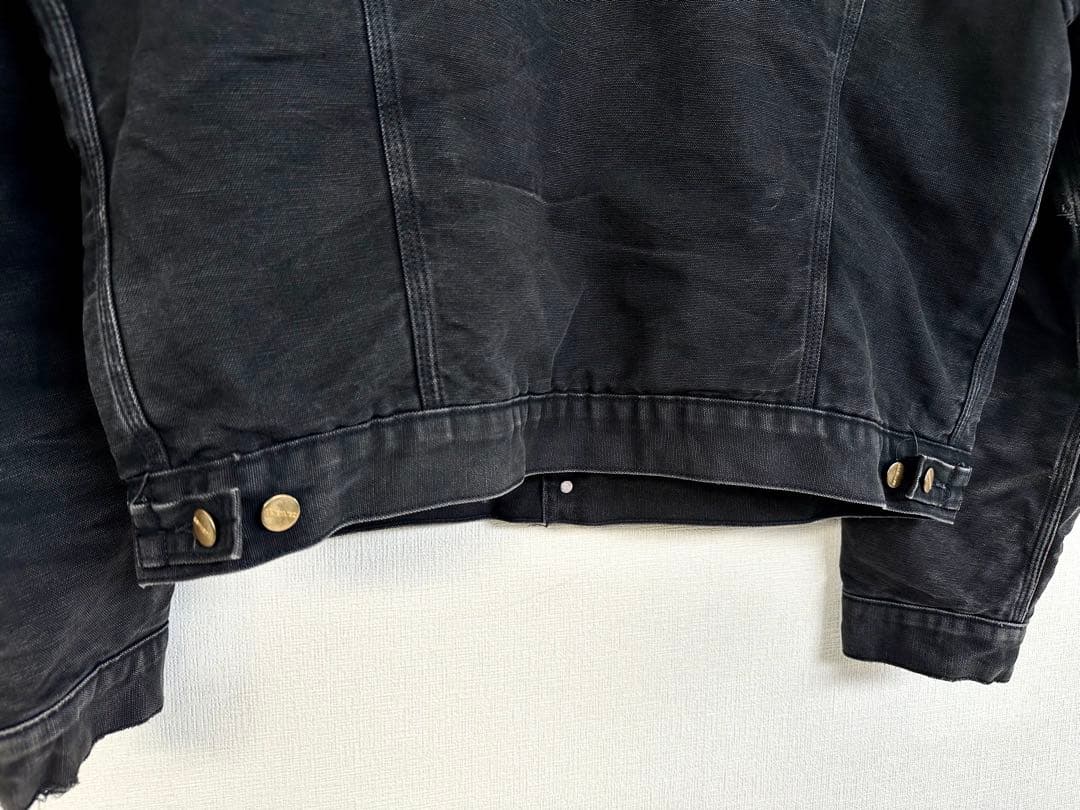 超超スペシャル 80s カーハート トラッカージャケット 46 ブラック 黒