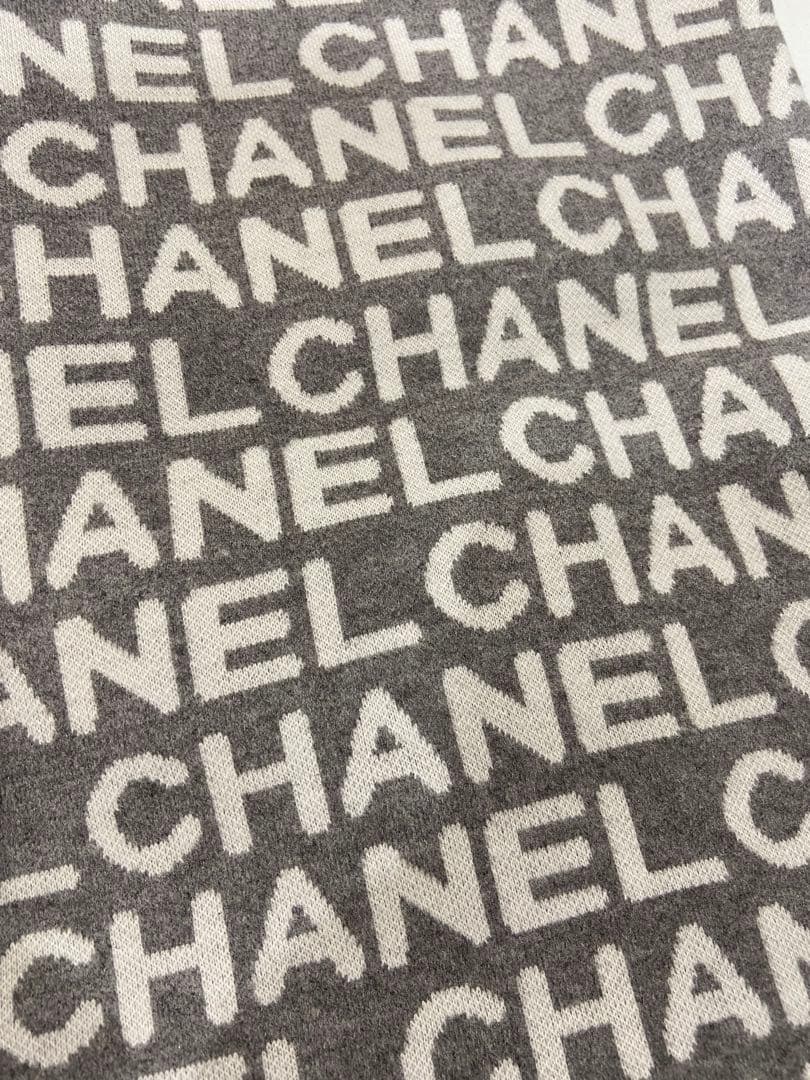 G*フ様 CHANEL 総柄　グレー トートバッグ シャネルノベルティ　ハンドバ
