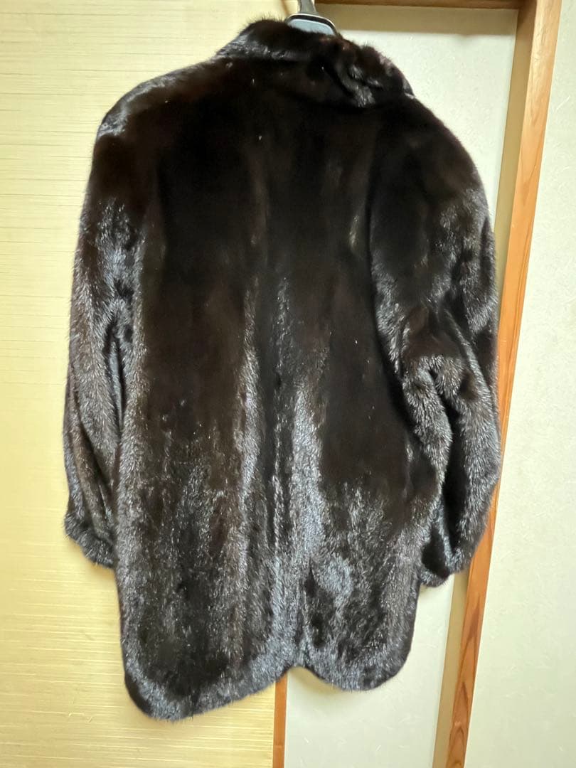 EMBA エンバ　ブラックミンクファーコート　11号　未使用に近い