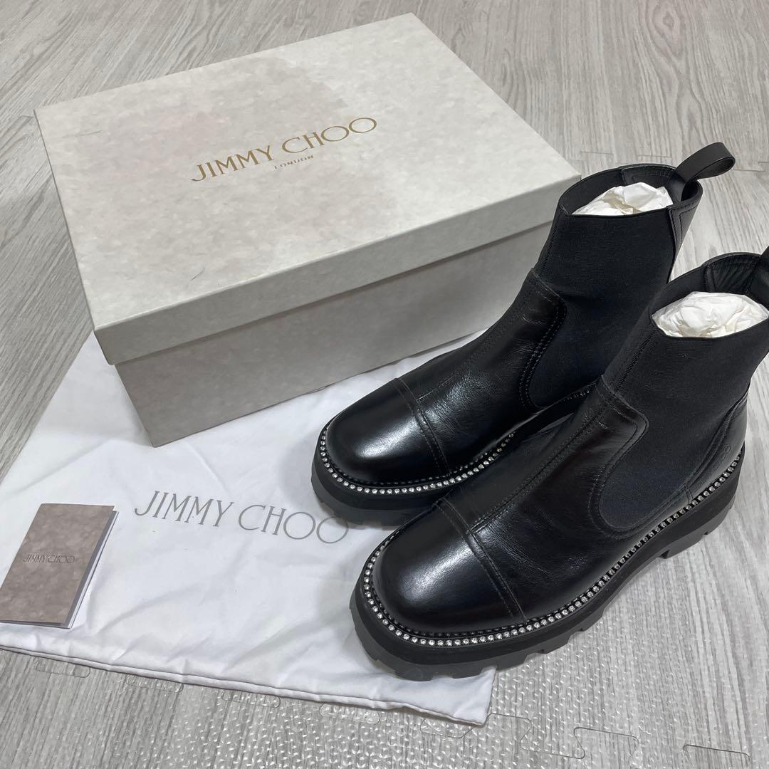 【極美品】定価12.7万 JIMMY CHOO ジミーチュウ CLYTONブーツ