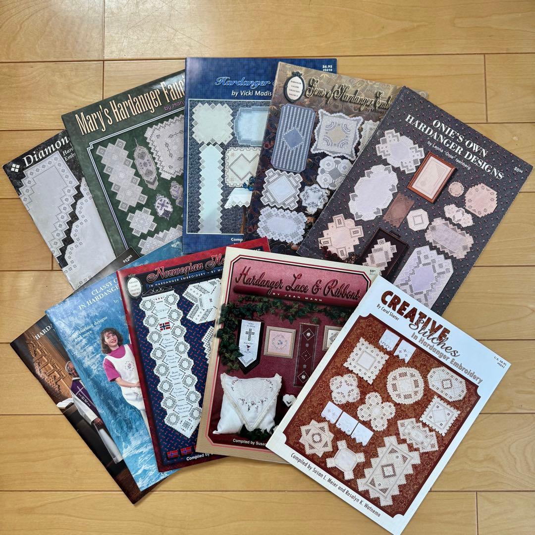 ハーダンガー刺繍 図案集10冊セット