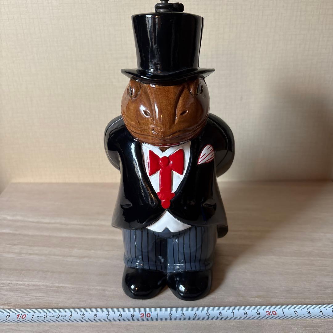 ティミーウッズ　木製　蛙紳士のショルダーバッグ　ヴィンテージ　パーティバック