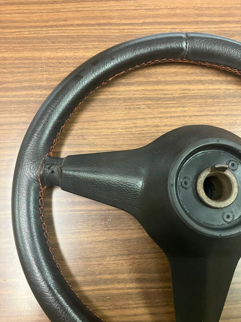 ローバーミニ　クーパー　レザー巻きステアリング