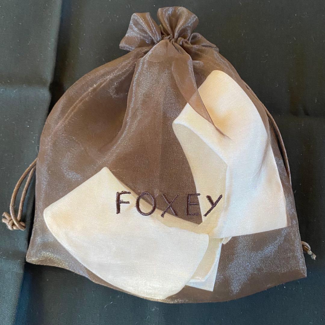 近年・2way✨フォクシー　ツイードワンピース　白襟　ノースリーブ　ティアード