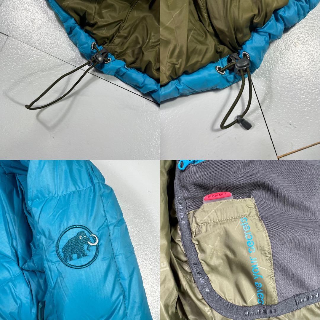 00s mammut 短丈 down puffer jacket y2k 水色