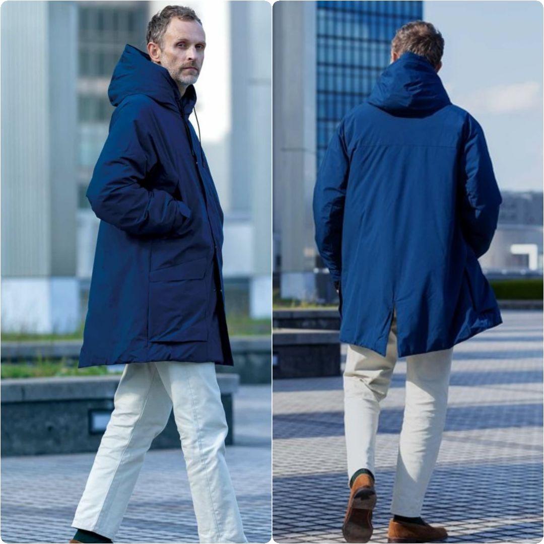 美品 junhashimoto モッズコート ダウン ネイビー メンズ