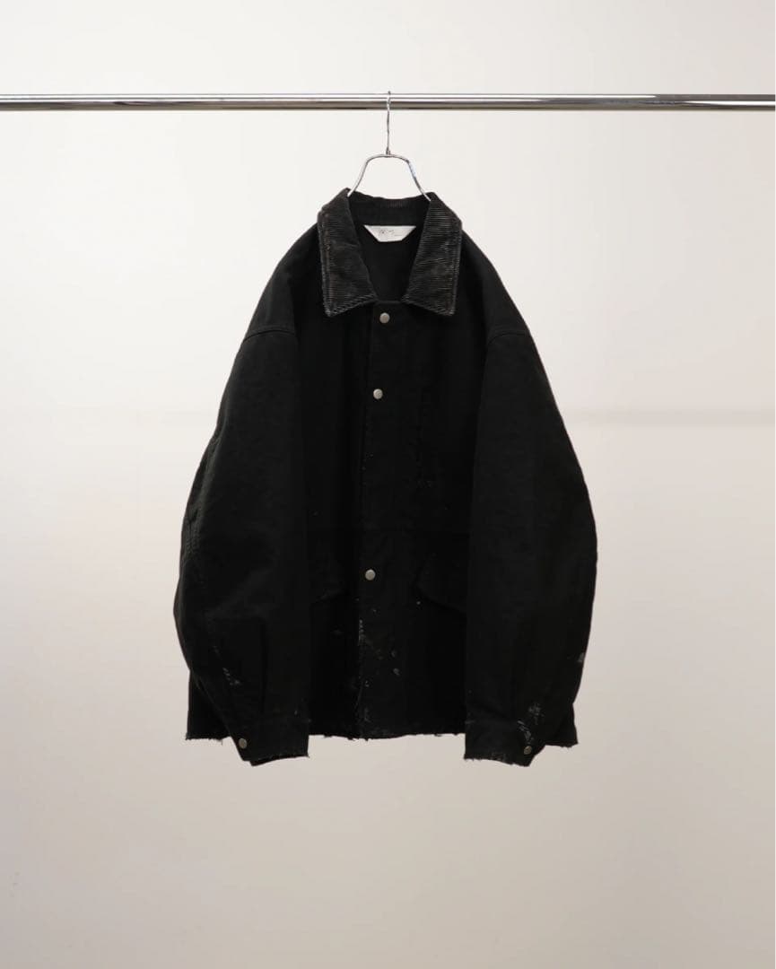 ANCELLM MOLESKIN WORK JACKET(BLACK)サイズ2