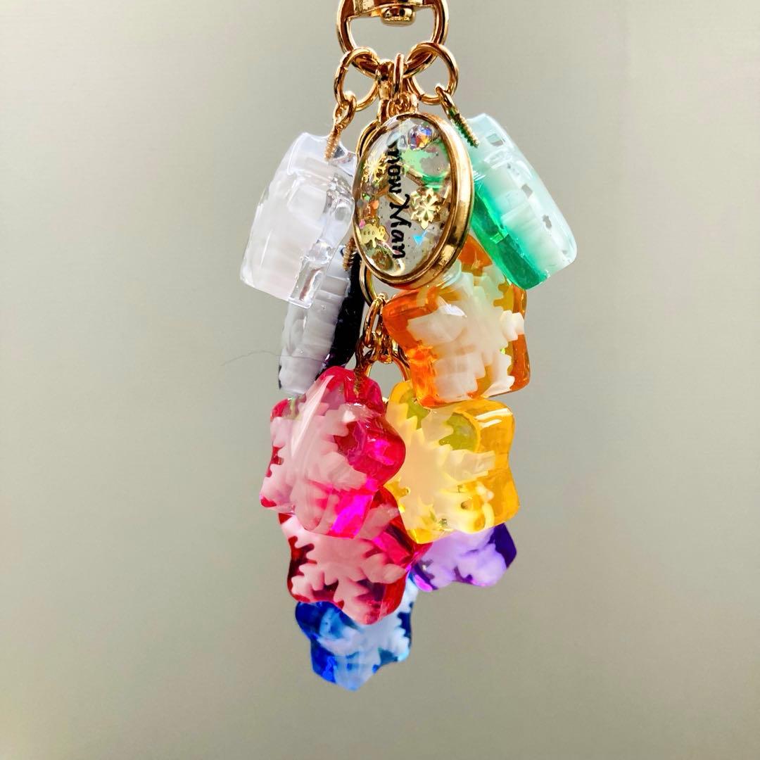 なおページ　Man名入れレジンキーホルダー、チャーム9点