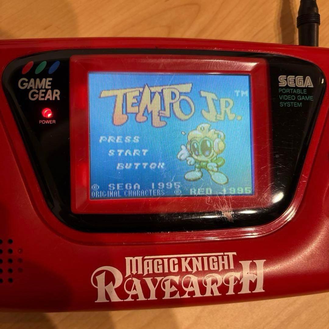 SEGA Game Gear 魔法騎士レイアース 赤 カセットおまけ付き