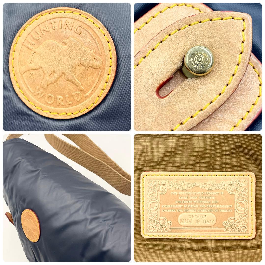 HUNTING WORLD バチュークロス キャリーオール メッセンジャーバッグ