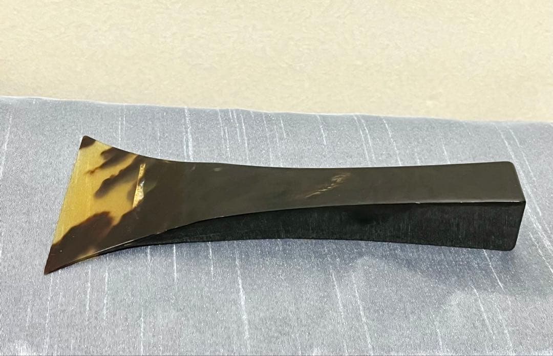 津軽三味線 鼈甲 一枚甲 撥 黒水牛 天然素材