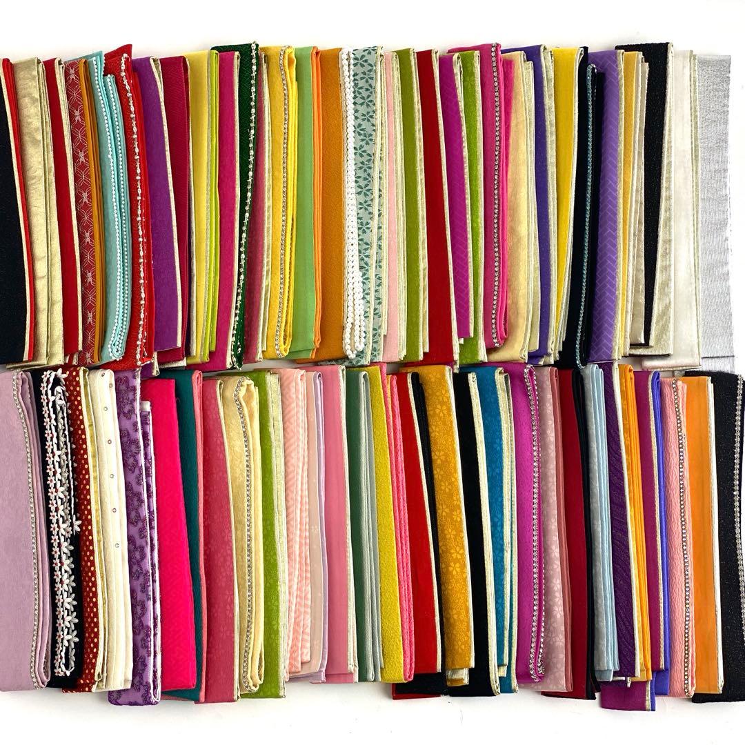 【在庫一掃60枚セット】重ね襟　重ね衿　振袖用　訪問着用　正絹　A