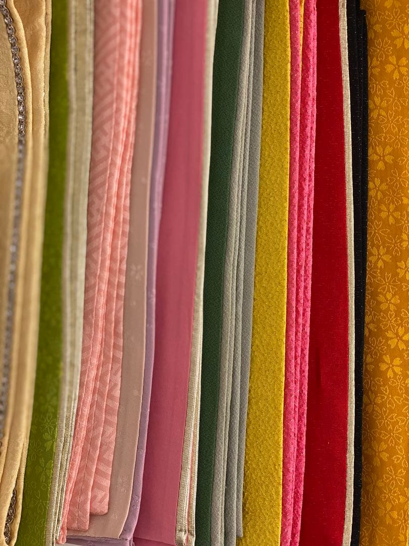 【在庫一掃60枚セット】重ね襟　重ね衿　振袖用　訪問着用　正絹　A