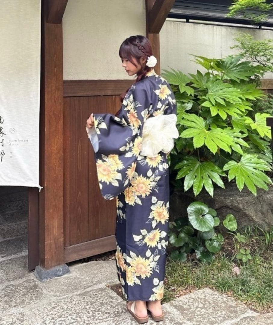 nemne 浴衣 2025 浴衣4点セット レディース 2way セパレート式