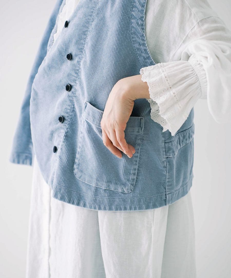 今季　ネストローブ　コーデュロイベストfofofofa オールドマンズテーラー