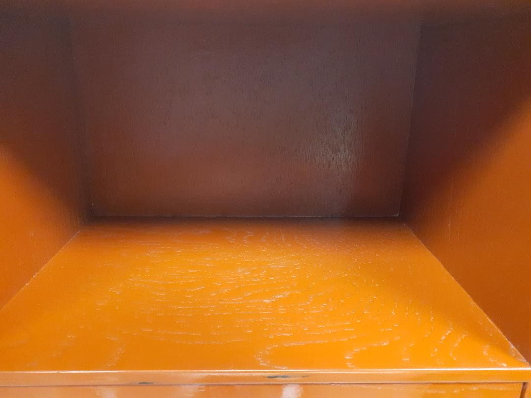 中古　木根来塗　島安汎工芸　漆塗　引出し　小型