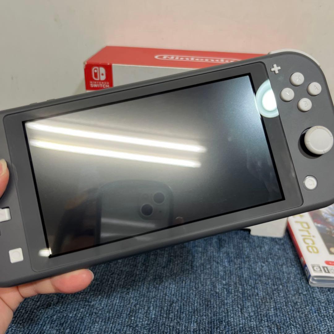 Nintendo Switch Lite グレー　カセット付き