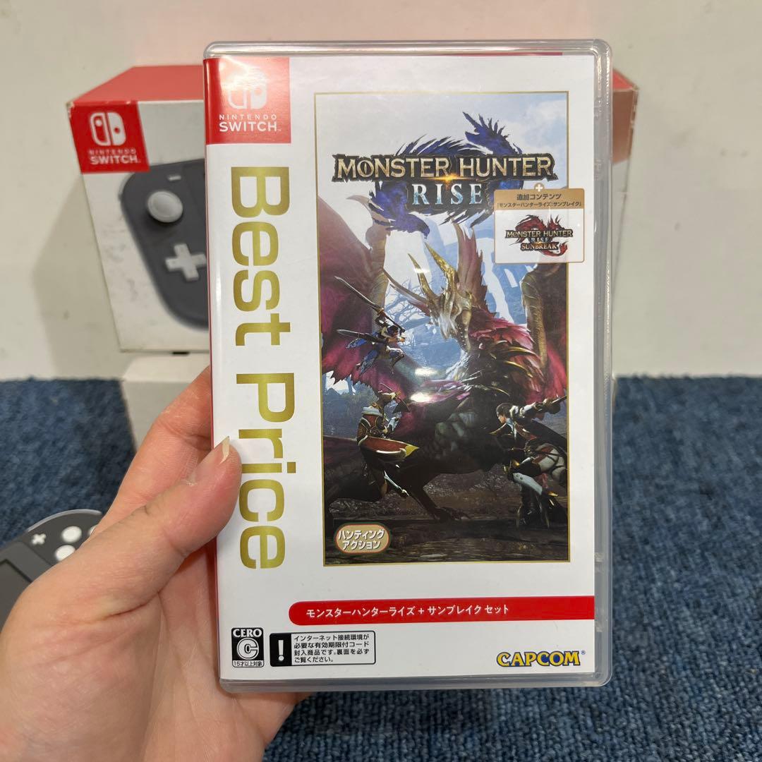 Nintendo Switch Lite グレー　カセット付き