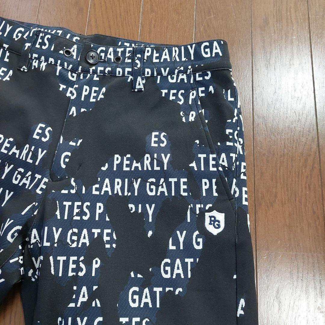 PEARLY GATES ロゴプリントパンツサイズ4です。