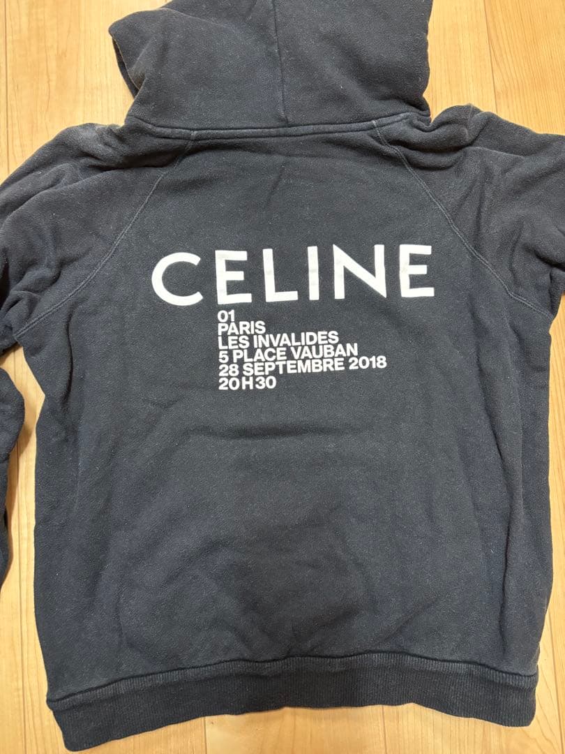 【値下げ】CELINE パーカー M ブラック レディース セリーヌ
