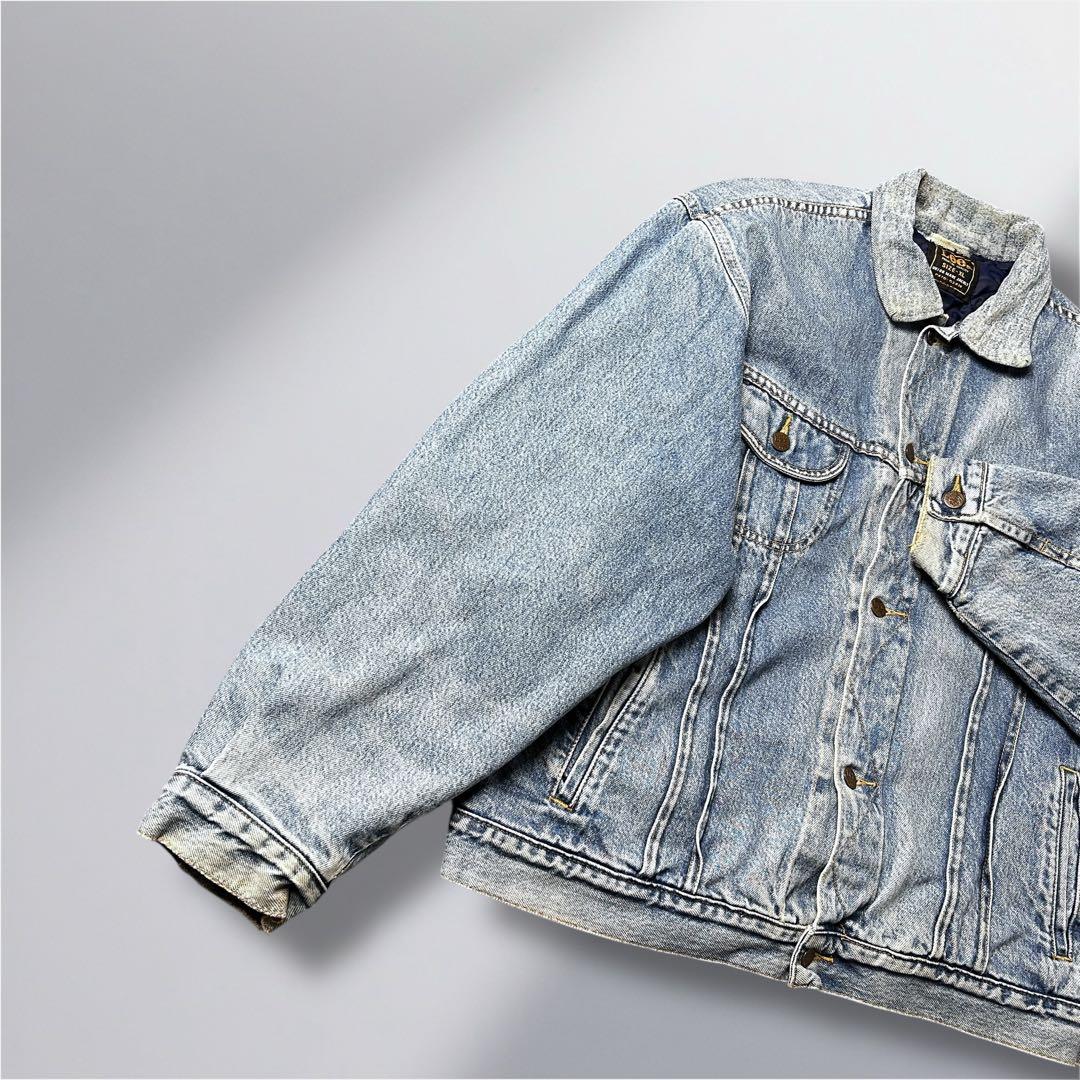 90s Lee 中綿入り デニムジャケット ライナージャケット XLユーロ古着