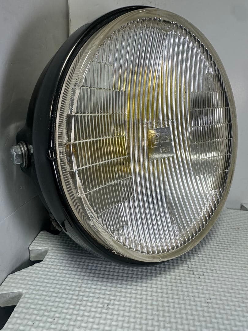 当時物シビエスーパーオスカー180πシビエ凹レンズ付ヘッドライトマーシャルCBX