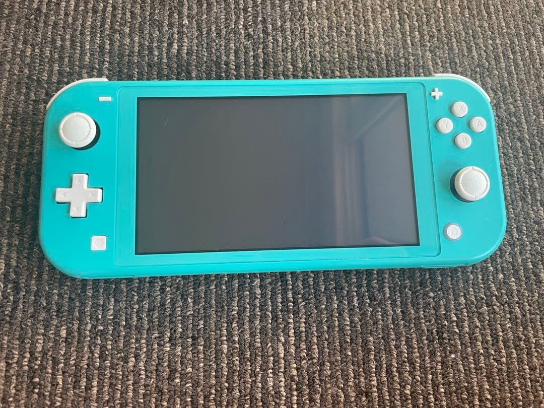 Switch ライト　 ターコイズ 本体 充電器付き　ジャンク品