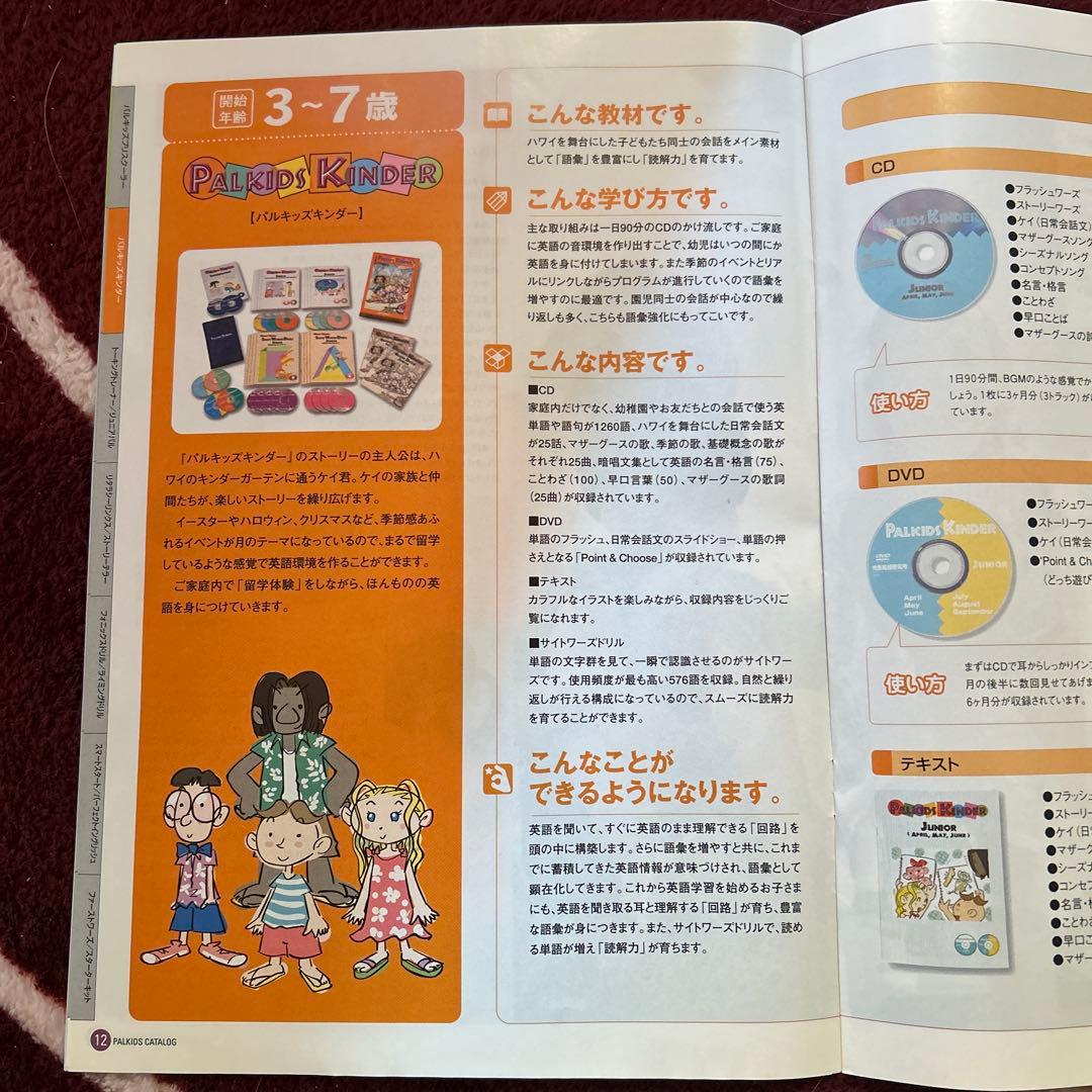 パルキッズ　プリスクーラー　キンダー 幼児教材 セット