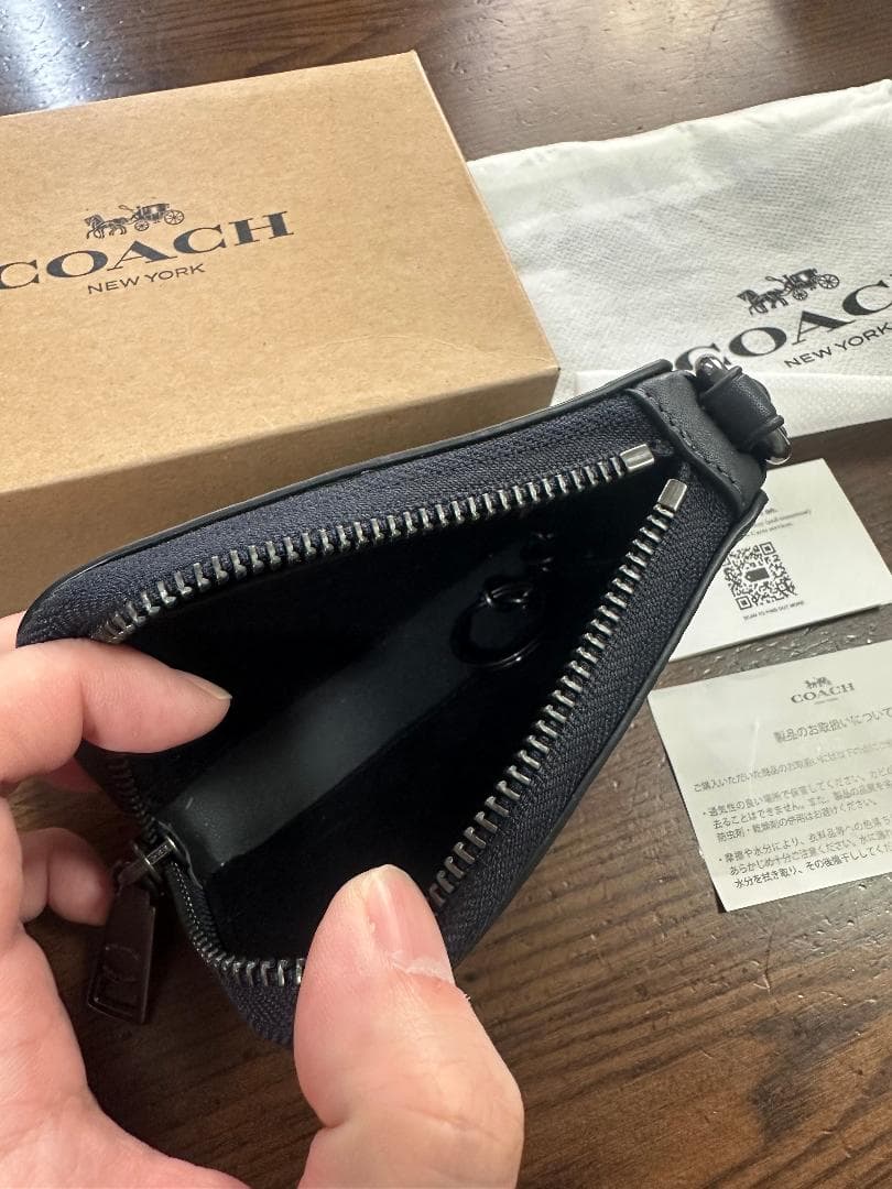 COACH Lジップ スマート キーケース コーチ シグネチャー CB927
