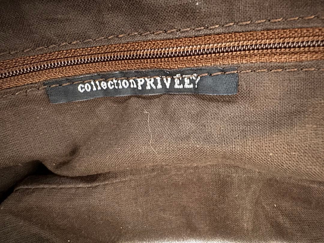 定価15万円collection Privee? イタリアンレザーボストンバッグ