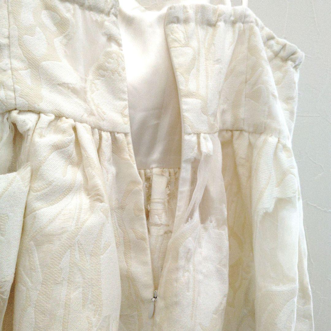 Acka jacquard peplum bustier　ビスチェ　キャミソール