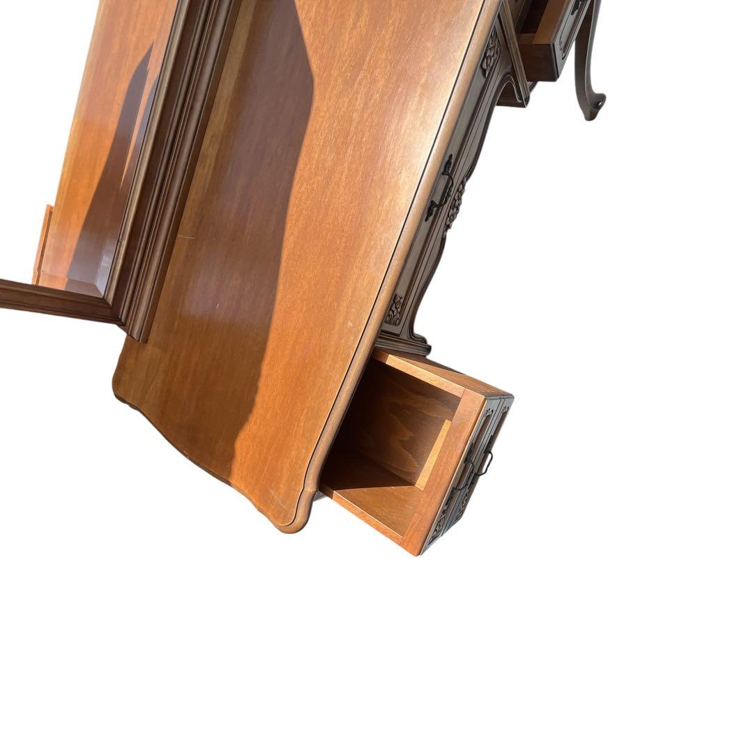 イタリア 家具 クラシックドレッサー&スツール 猫脚 ドレッサー ネコ脚