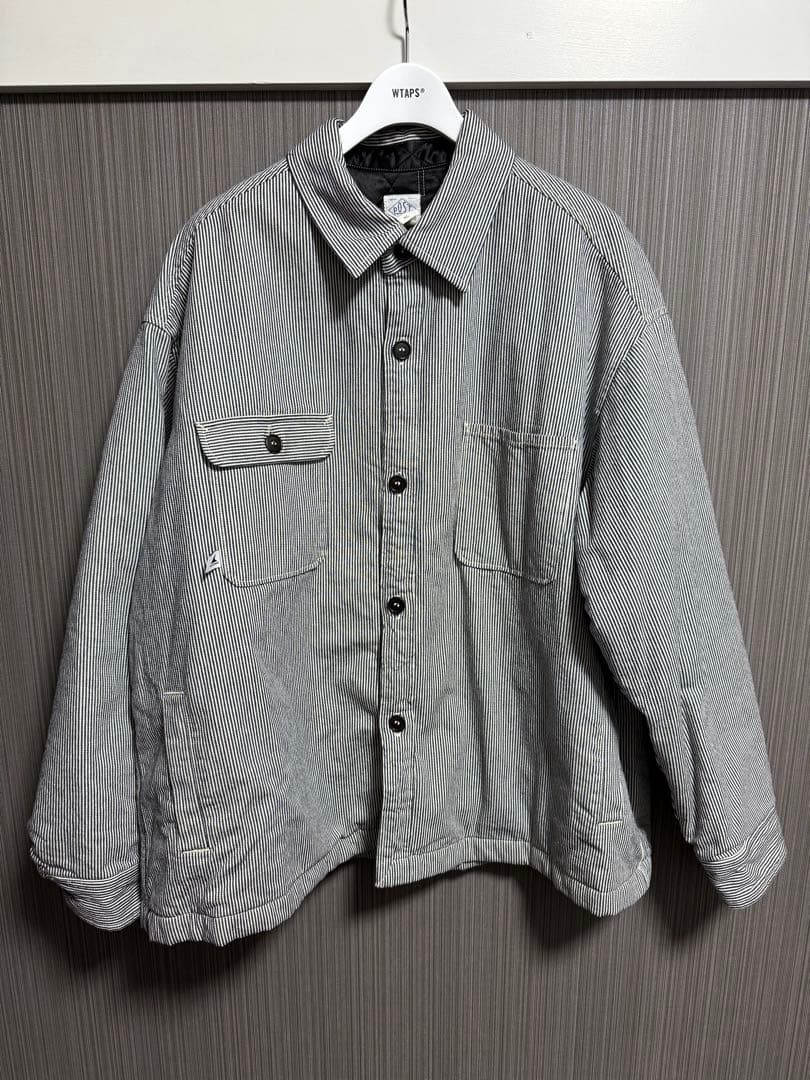 ジャケット・アウター DESCENDANT CRA90 HICKORY STRIPE JACKET