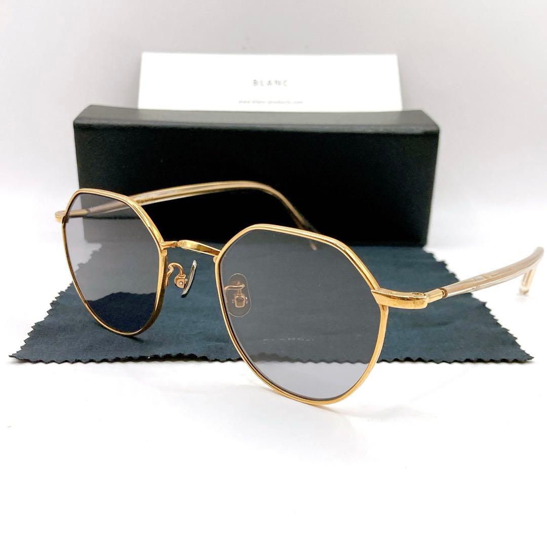 Yk 様　BLANC.. ブラン B0021 R GOL サングラス　ゴールド