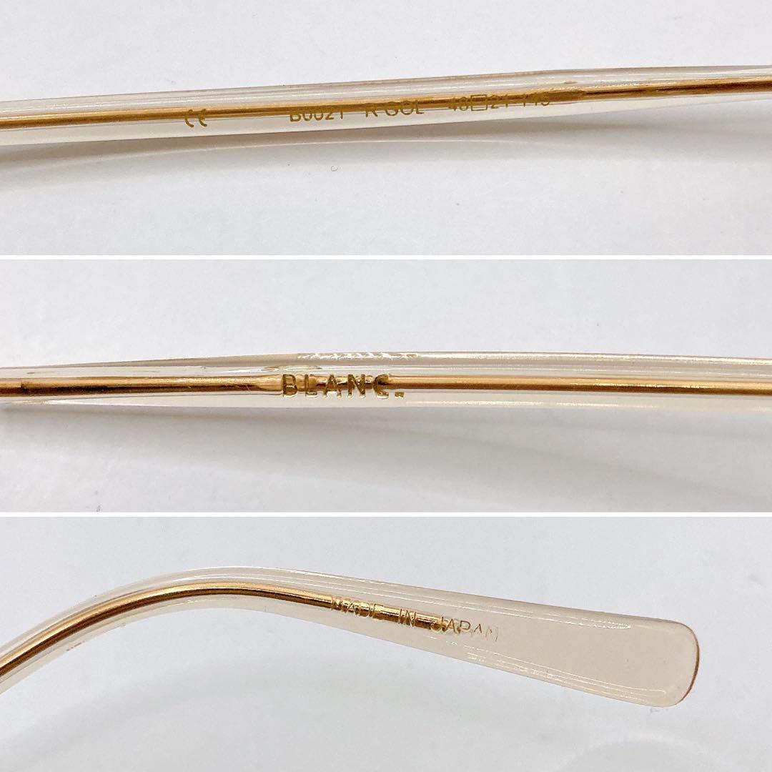 Yk 様　BLANC.. ブラン B0021 R GOL サングラス　ゴールド