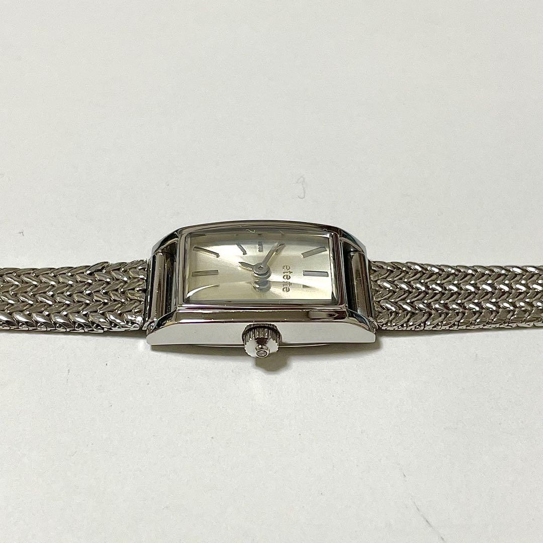 ete レクタングルフェイス メッシュベルト ウォッチ