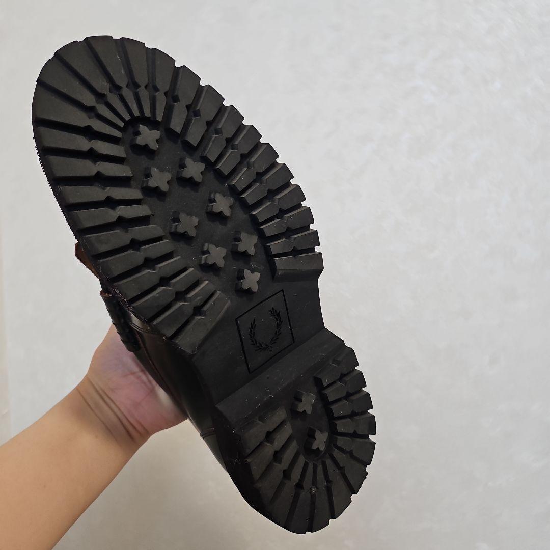 FRED PERRY ダークグリーン ローファー　24cm